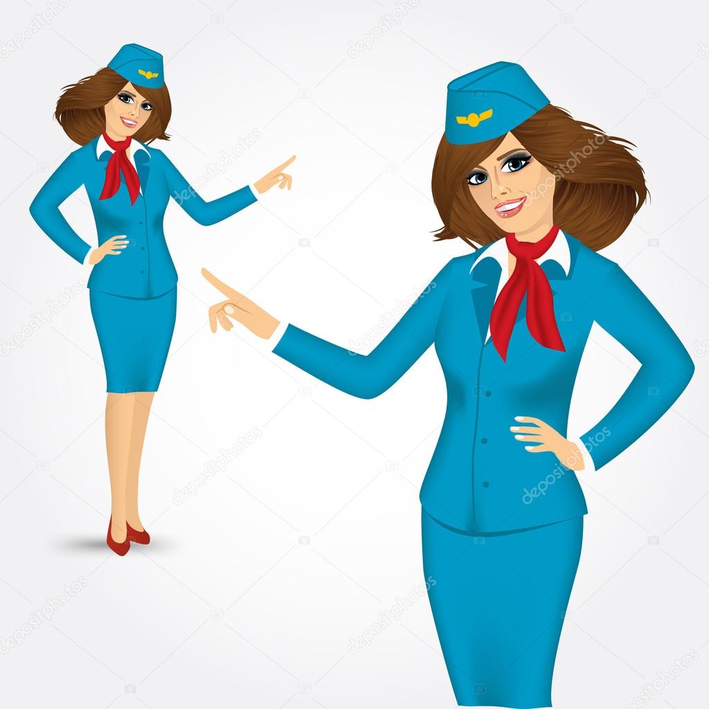 charming stewardess