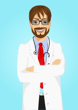 poz deneyimli erkek doktor
