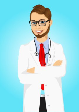 poz deneyimli erkek doktor