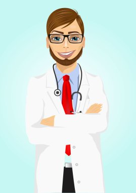poz deneyimli erkek doktor