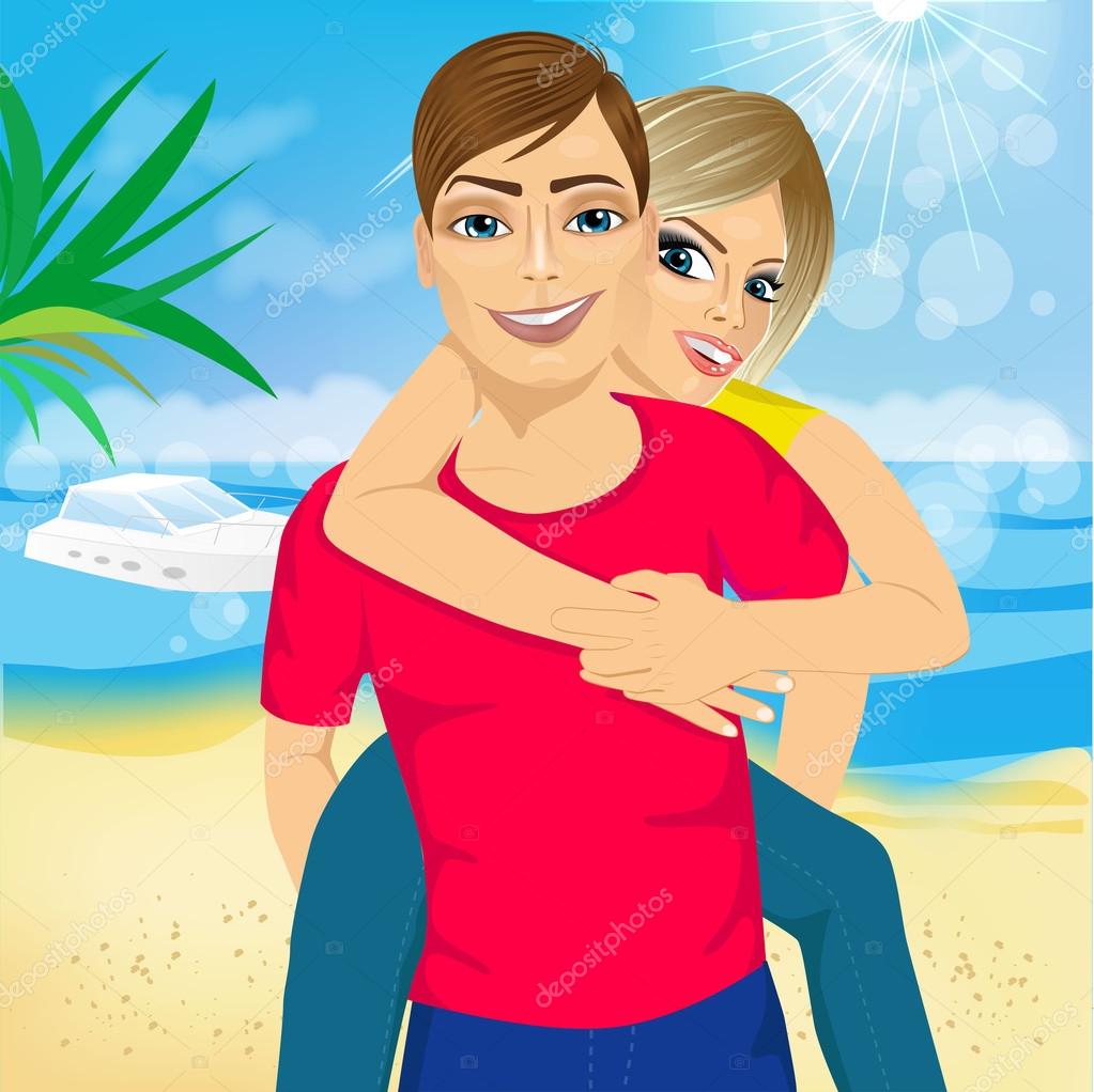Á Love Cartoon Couple Stock Images Royalty Free Couple In Love Pictures Download On Depositphotos https depositphotos com 90053674 stock illustration happy couple in love html