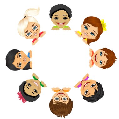 çocukların çok etnik grup