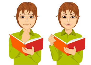 ilginç bir kitap okuma genç çocuk odaklı