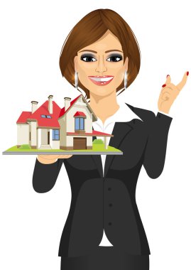 holding model ev iş kadını