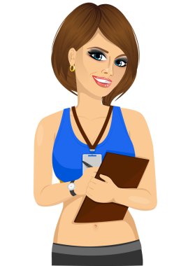 kadın fitness antrenör yazma notlar