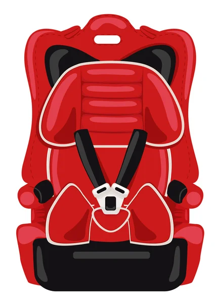 Roter Kindersitz — Stockvektor
