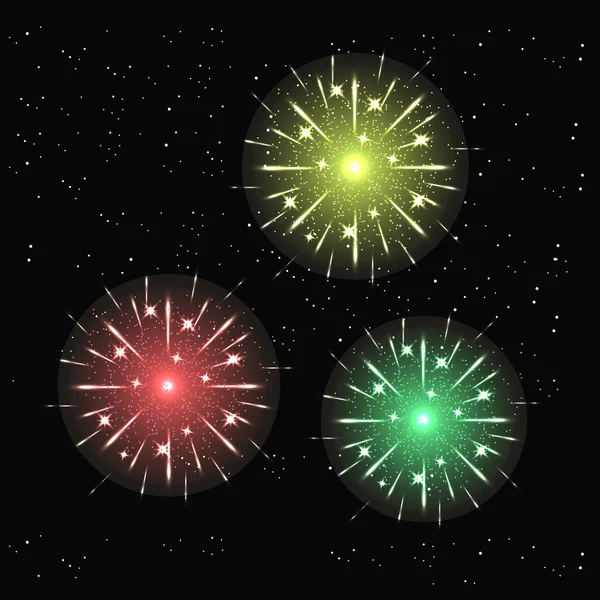 璀璨烟花图库矢量图片 免版税璀璨烟花插图 Depositphotos