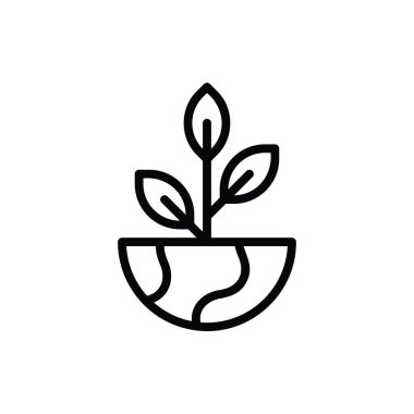 Basit vektör illüstrasyonu Dünya Günü Kavramı