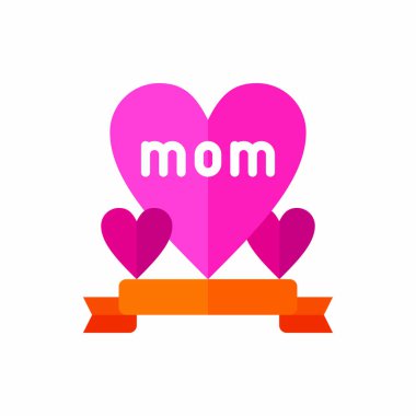 Anneler Günü Düz Simge İmajör Vektörü izole edildi. Anneler Günü İkon Seti kutlu olsun. Web Tasarımı, Logo, Uygulama ve İşinizi Geliştirmek İçin Uygun.