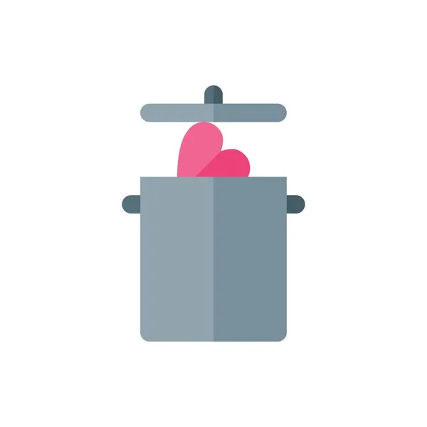 Aşk Düz Simgesi Logo İllüstrasyon Vektörü İzole Edildi. Anneler Günü İkon Seti kutlu olsun. Web Tasarımı, Logo, Uygulama ve İşinizi Geliştirmek İçin Uygun.