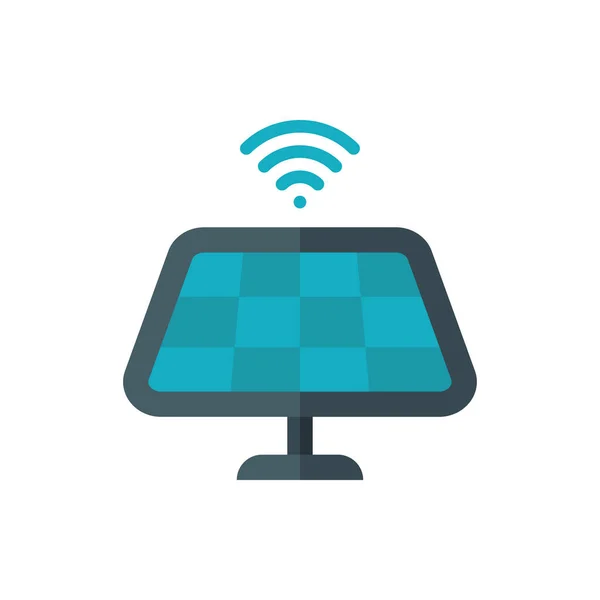 Basit vektör illüstrasyon güneş panelleri