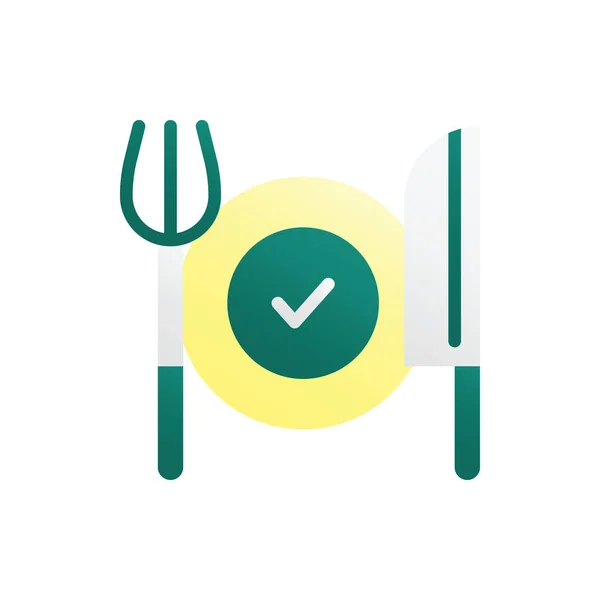 Oruç, iftar, Düz Simge Logosu Çizim Vektörü İzole Edildi. Ramazan ve Müslüman Simgesi. Web Tasarımı, Logo, Uygulama ve İşinizi Geliştirmek İçin Uygun.