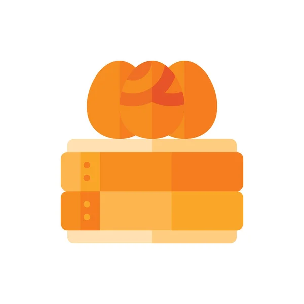 Tea Egg Düz Simge Logosu İllüstrasyon Vektörü izole edildi. Çin Gıda ve Restoran Simgesi. Web Tasarımı, Logo, Uygulama ve İşinizi Geliştirmek İçin Uygun.