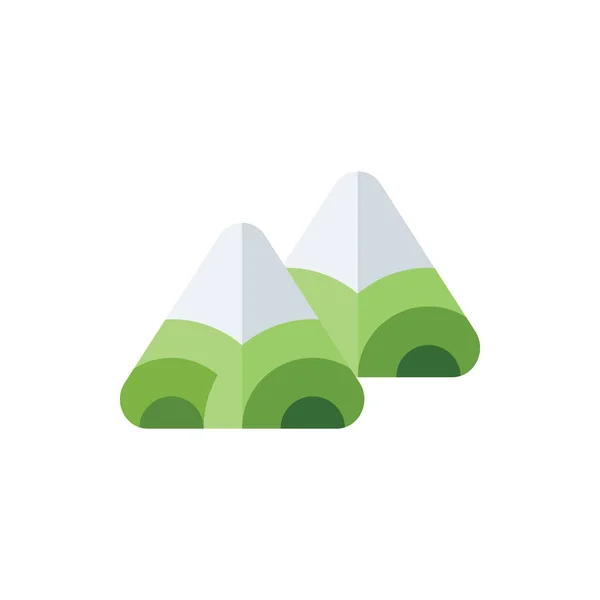 Zongzi Düz Simge Logosu Çizim Vektörü izole edildi. Çin Gıda ve Restoran Simgesi. Web Tasarımı, Logo, Uygulama ve İşinizi Geliştirmek İçin Uygun.