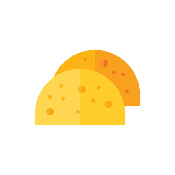 Chips Tacos Flat Icon Logo Ilustração Vector Isolado Cozinha Mexicana — Vetor de Stock