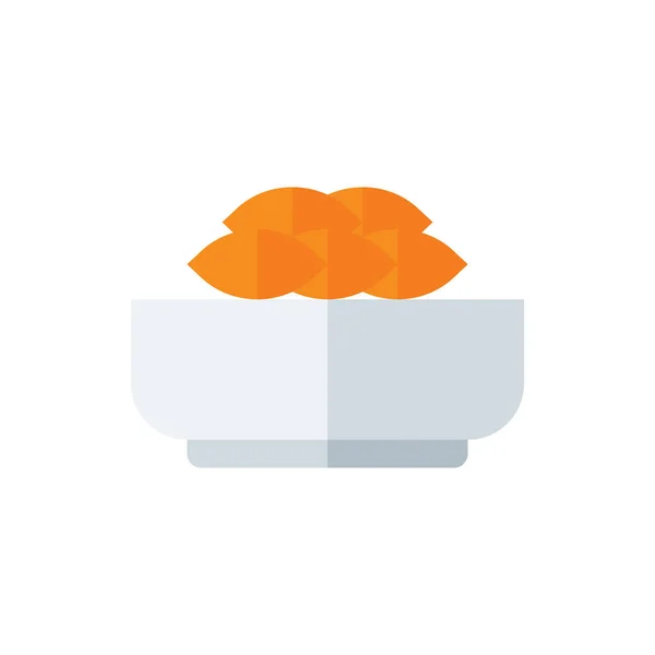 Bunuelos, Kızarmış Hamur Düz Simgesi Logo Çizim Vektörü izole edildi. Meksika Gıda ve Restoran Simgesi. Web Tasarımı, Logo, Uygulama ve İşinizi Geliştirmek İçin Uygun.