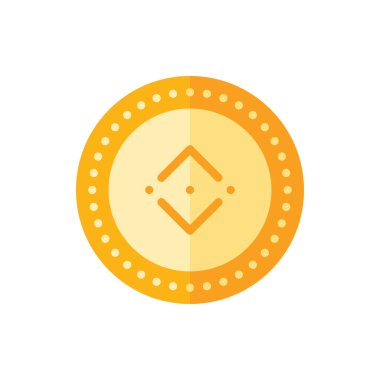 Binance, Coin Flat Icon Logo Illustration Vector Isolated. Bitcoin, Cryptocurrency, and Mining Icon-Set. Suitable for Web Design, Logo, App, and Upscale Your Business.