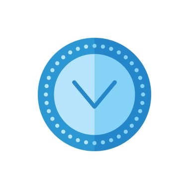 Vechain, Coin Flat Icon Logo Illustration Vector Isolated. Bitcoin, Cryptocurrency, and Mining Icon-Set. Suitable for Web Design, Logo, App, and Upscale Your Business.