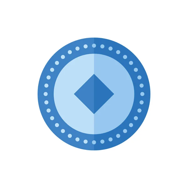 Waves, Coin Flat Icon Logo Illustration Vector Isolated. Bitcoin, Cryptocurrency, and Mining Icon-Set. Suitable for Web Design, Logo, App, and Upscale Your Business.