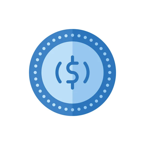 USD Coin, Coin Flat Icon Logo Illustration Vector Isolated. Bitcoin, Cryptocurrency, and Mining Icon-Set. Suitable for Web Design, Logo, App, and Upscale Your Business.