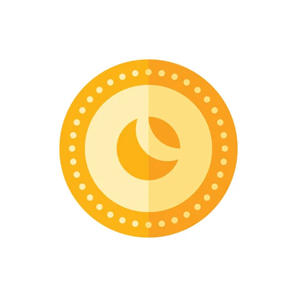 Luna, Coin Flat Icon Logo Illustration Vector Isolated. Bitcoin, Cryptocurrency, and Mining Icon-Set. Suitable for Web Design, Logo, App, and Upscale Your Business.