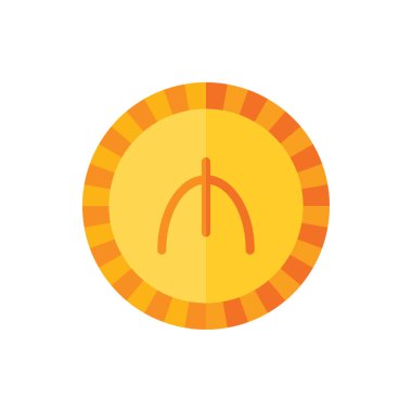 Azerbaycan Manat, Para, Bozuk Para Düz Simge Logosu Çizim Vektörü izole edildi. Finans ve Para Birimi Simgesi Ayarları. Web Tasarımı, Logo, Uygulama ve İşinizi Geliştirmek İçin Uygun.