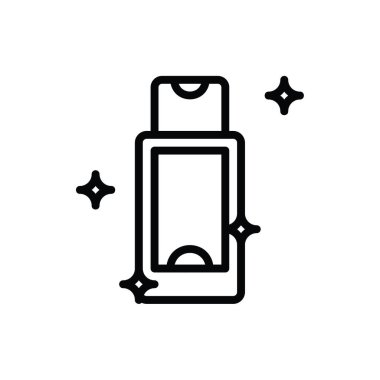 usb çubuğunun modern basit vektör işareti, satır simgesi, İnternet konsepti, web sitesi tasarımı