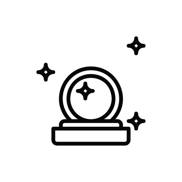 Modernes Einfaches Vektorzeichen Von Spiegel Liniensymbol Internetkonzept Website Design — Stockvektor