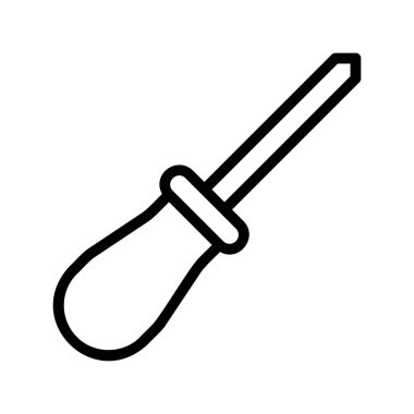 Beyaz üzerine tek bir siyah pipet