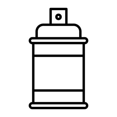 Sprey Vector Satır Simgesi Tasarımı