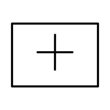 Artı İmza Vektör Satırı Simgesi Tasarımı