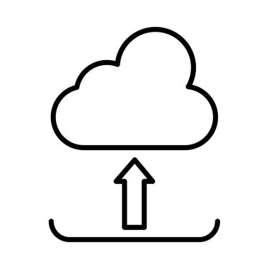 Vektör Satır Simgesi Tasarımı Yükle