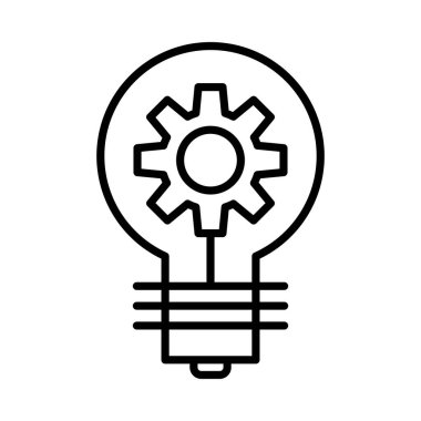 Yenilik Vektör Satırı Simge Tasarımı