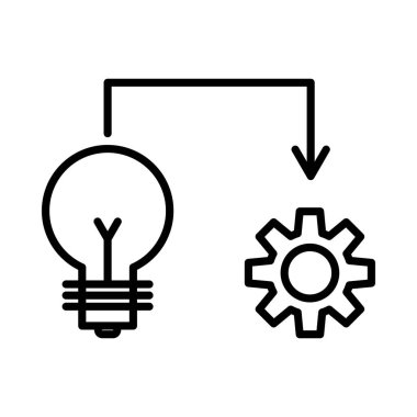 Uygulama Vektör Satır Simgesi Tasarımı