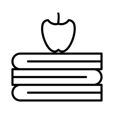 Eğitim Vektörü Satır Simgesi Tasarımı