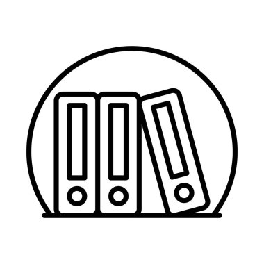 Bağlayıcılar Vektör Satır Simgesi Tasarımı