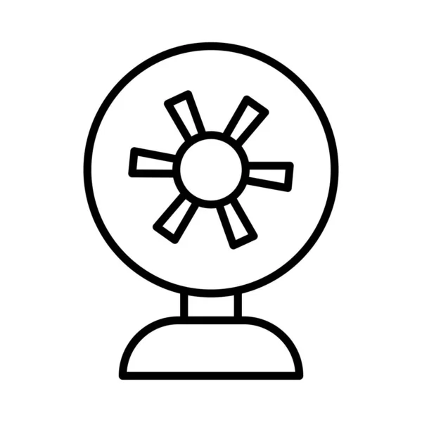 Padestal Fan Vector Line Εικονίδιο Desig — Διανυσματικό Αρχείο