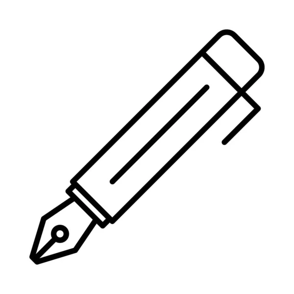 Ikona Wektora Długopisu Desig — Wektor stockowy