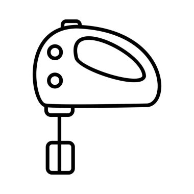 Karıştırıcı Vektör Satırı Simge Tasarımı