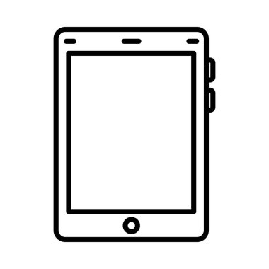 Mobil Vektör Satır Simgesi Tasarımı