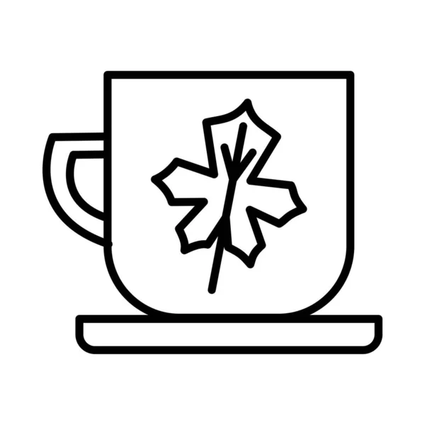 Tea Vector Line Icon Desig — Vector de stock