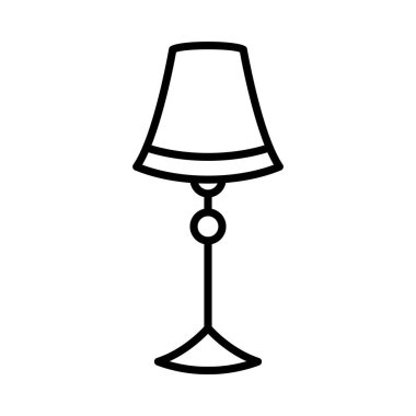  Kat Lambası Vektör Satırı Simge Tasarımı