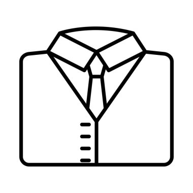 Uniform Vektör Satır Simgesi Tasarımı