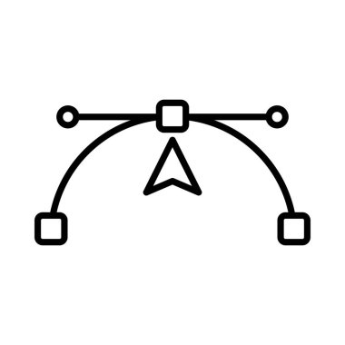 Vektör Vektör Satırı Simge Tasarımı