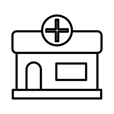 Eczane Ücretsiz Vektör Satırı Simge Tasarımı