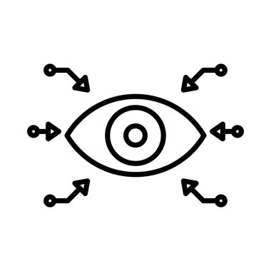 Vision Vector Satır Simgesi Tasarımı