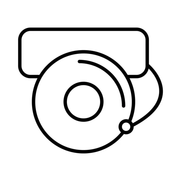 Escuela Bell Vector Line Icon Desig — Vector de stock