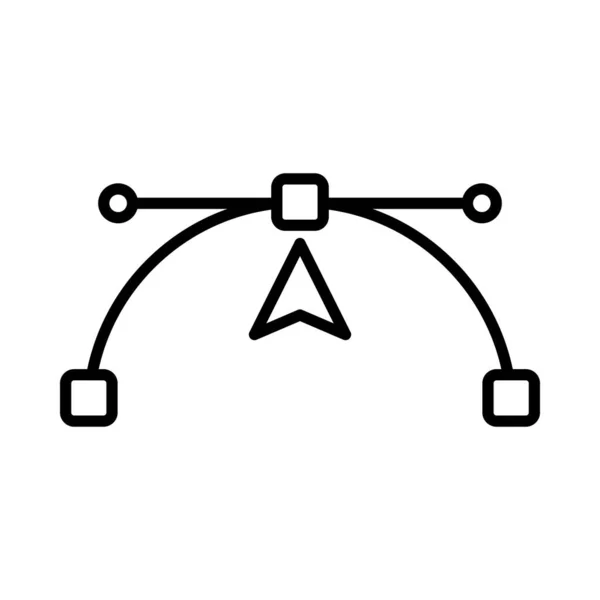 Σχεδίαση Εικονιδίου Διανύσματος Γραμμής Διανύσματος — Διανυσματικό Αρχείο