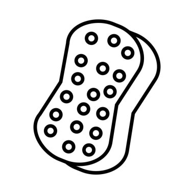 Havlu Vektör Satırı Simge Tasarımı