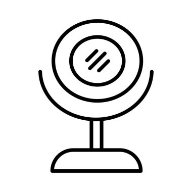 El Aynası Vektör Satırı Simge Tasarımı